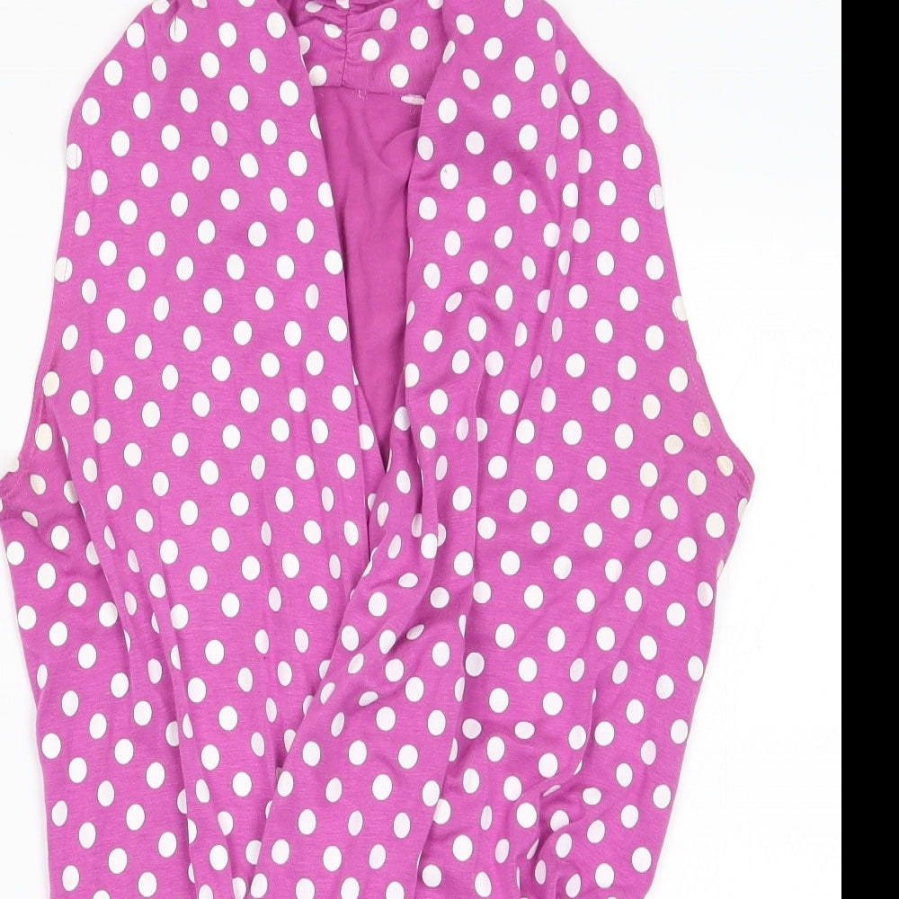 Womens UK Size  Preworn Pink Wrap Blouse