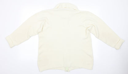 Womens UK Size  Gorgeous Ivory Cardigan Jumper