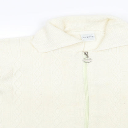 Womens UK Size  Gorgeous Ivory Cardigan Jumper