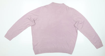Womens UK Size 20 Marks and Spencer Pink Pullover Jumper
