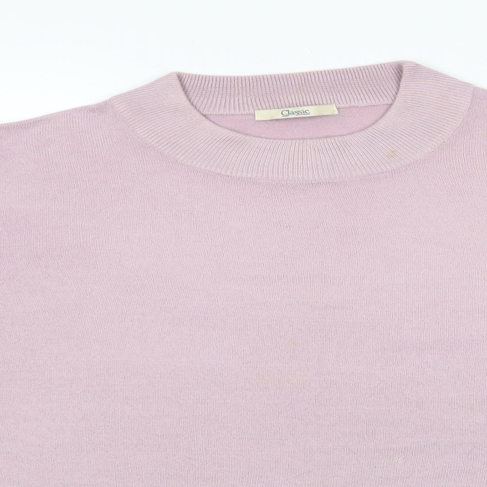Womens UK Size 20 Marks and Spencer Pink Pullover Jumper