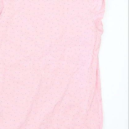 Little Kids Girls Pink   Basic T-Shirt Size 5-6 Years  - Holiday Chilling