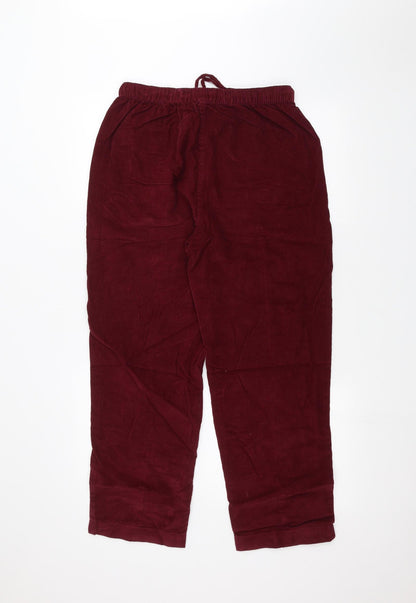 ISLE Womens Red   Straight Jeans Size 12 L24 in