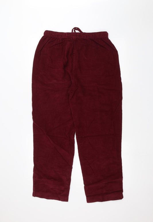 ISLE Womens Red   Straight Jeans Size 12 L24 in