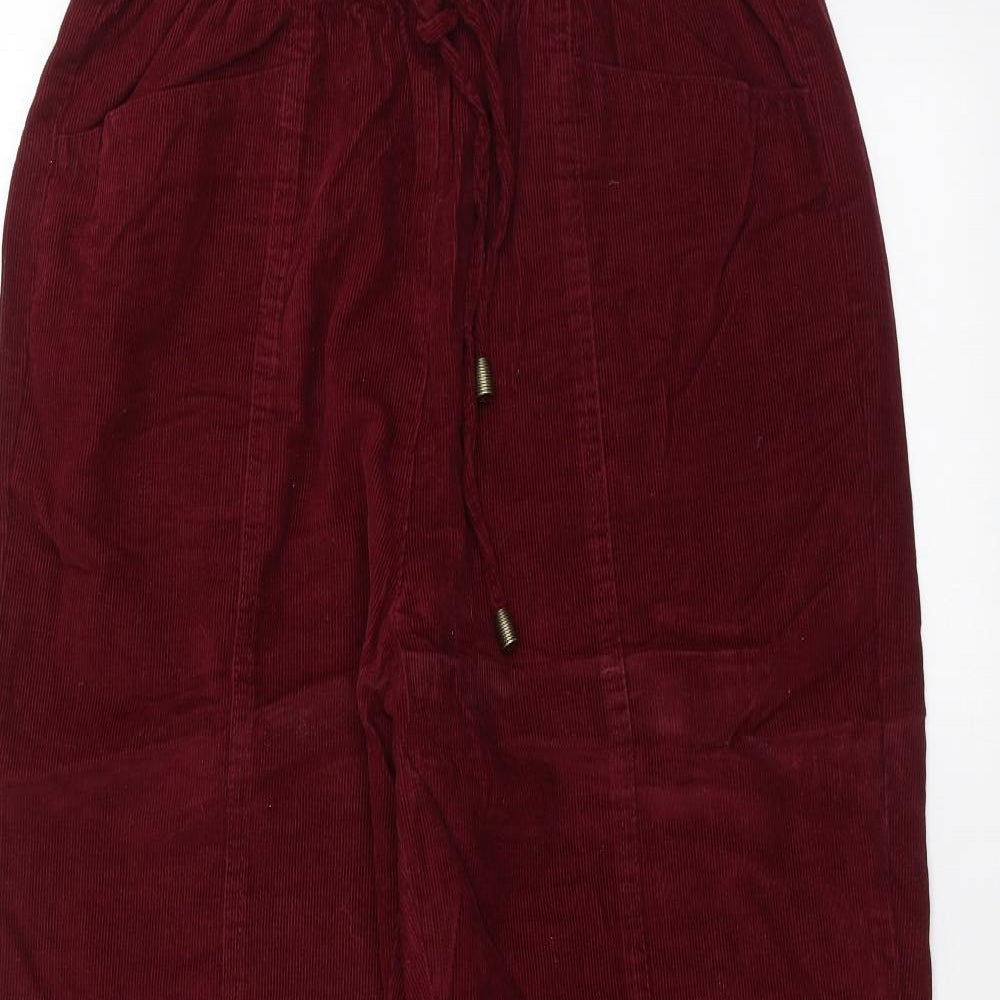 ISLE Womens Red   Straight Jeans Size 12 L24 in