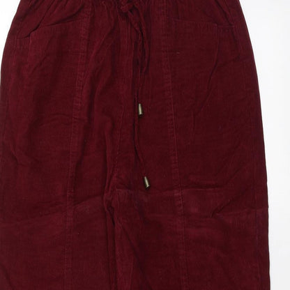 ISLE Womens Red   Straight Jeans Size 12 L24 in