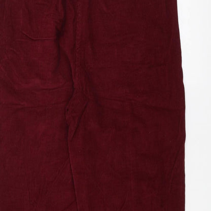 ISLE Womens Red   Straight Jeans Size 12 L24 in