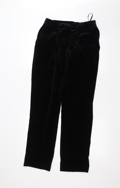 Womens UK Size 12 Marks and Spencer Regular Fit  Black Trousers