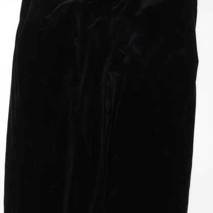 Womens UK Size 12 Marks and Spencer Regular Fit  Black Trousers