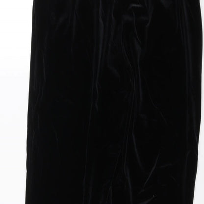 Womens UK Size 12 Marks and Spencer Regular Fit  Black Trousers