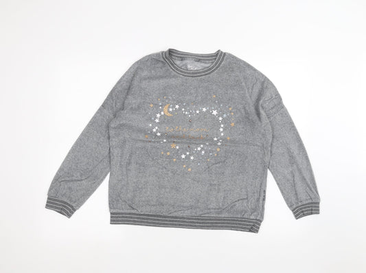 Primark Womens Grey   Pullover Jumper Size 8  - Love to lounge