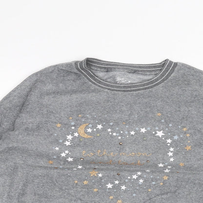 Primark Womens Grey   Pullover Jumper Size 8  - Love to lounge