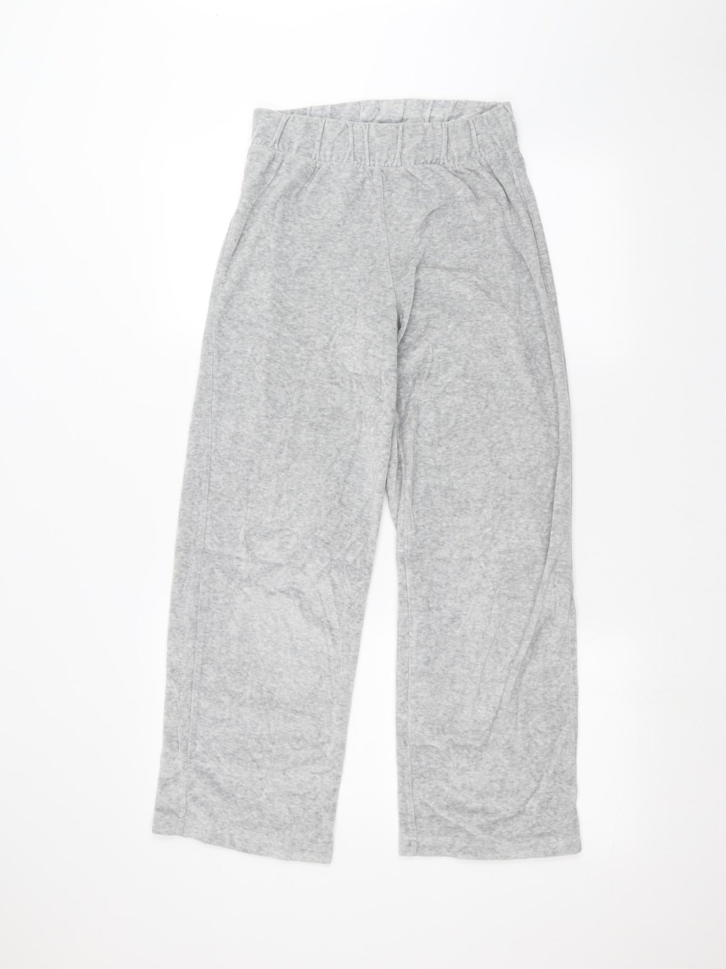 Womens UK Size S Marks and Spencer Regular Fit  Grey Trousers