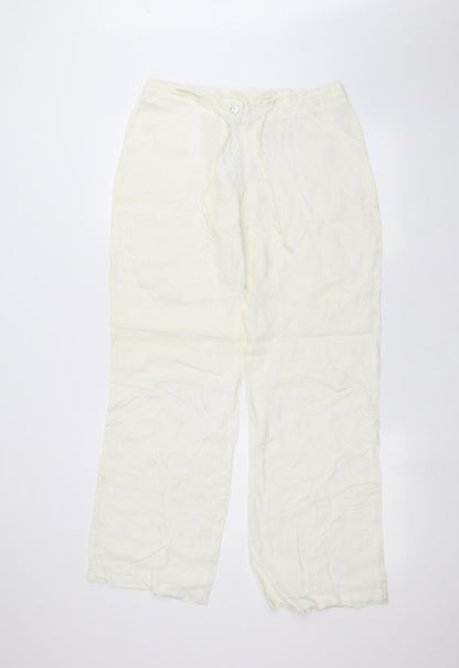 NEWORLD Womens White   Trousers  Size L L28 in