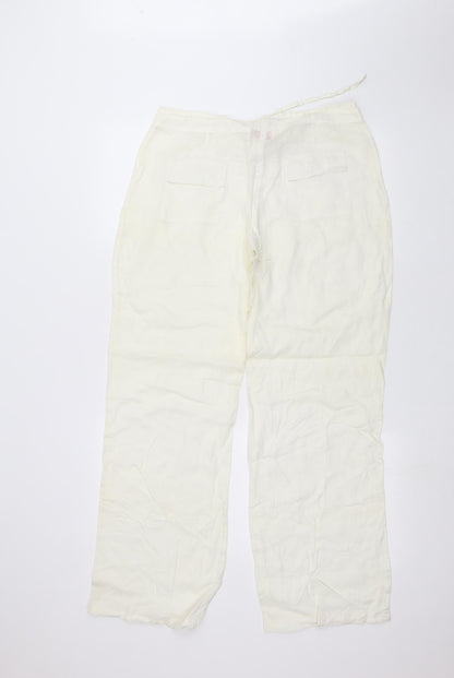 NEWORLD Womens White   Trousers  Size L L28 in
