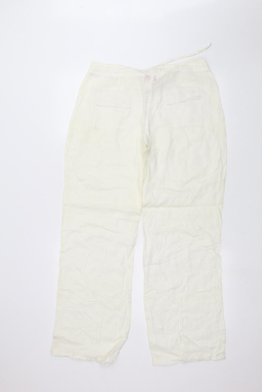 NEWORLD Womens White   Trousers  Size L L28 in