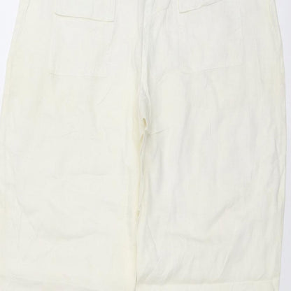 NEWORLD Womens White   Trousers  Size L L28 in
