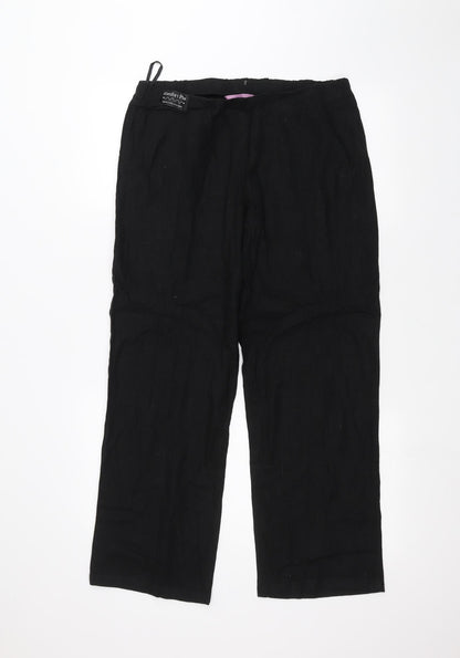 Womens UK Size 12 Epilogue Regular Fit  Black Trousers