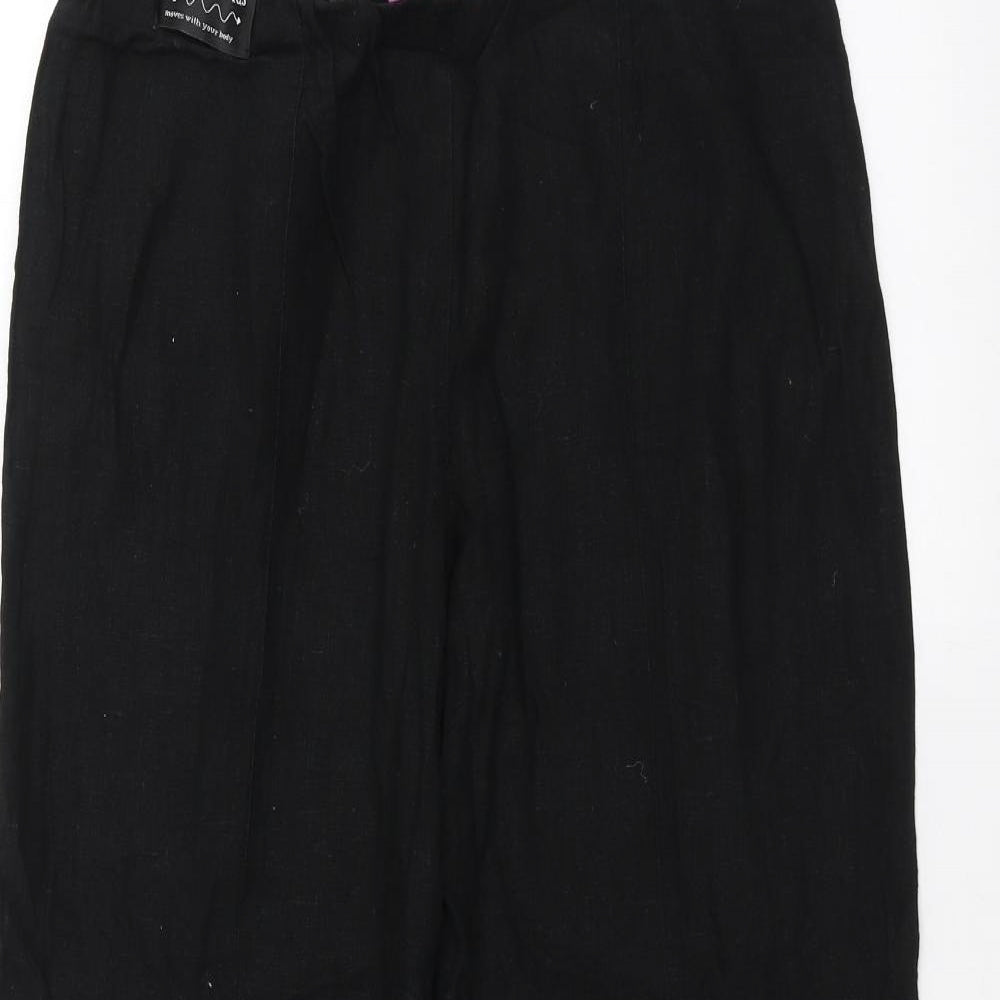 Womens UK Size 12 Epilogue Regular Fit  Black Trousers