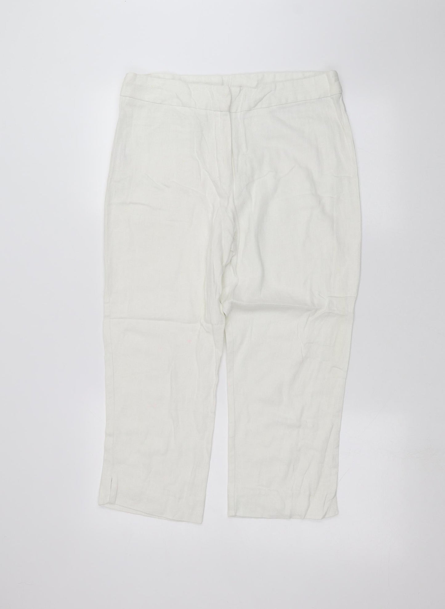 Soon Womens White   Trousers  Size 12 L21 in