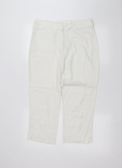 Soon Womens White   Trousers  Size 12 L21 in