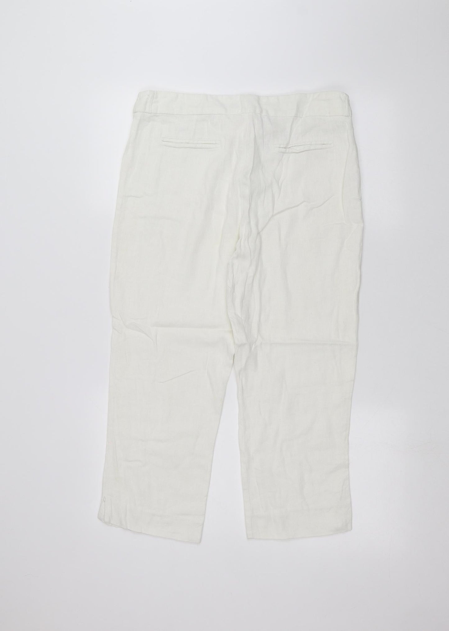 Soon Womens White   Trousers  Size 12 L21 in