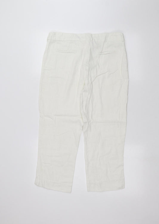 Soon Womens White   Trousers  Size 12 L21 in