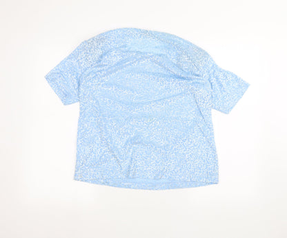 Blind Date Womens Blue   Basic T-Shirt Size L