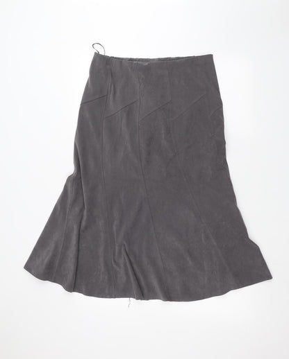 Bonmarché Womens Grey   A-Line Skirt Size 12