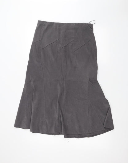 Bonmarché Womens Grey   A-Line Skirt Size 12