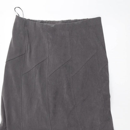 Bonmarché Womens Grey   A-Line Skirt Size 12