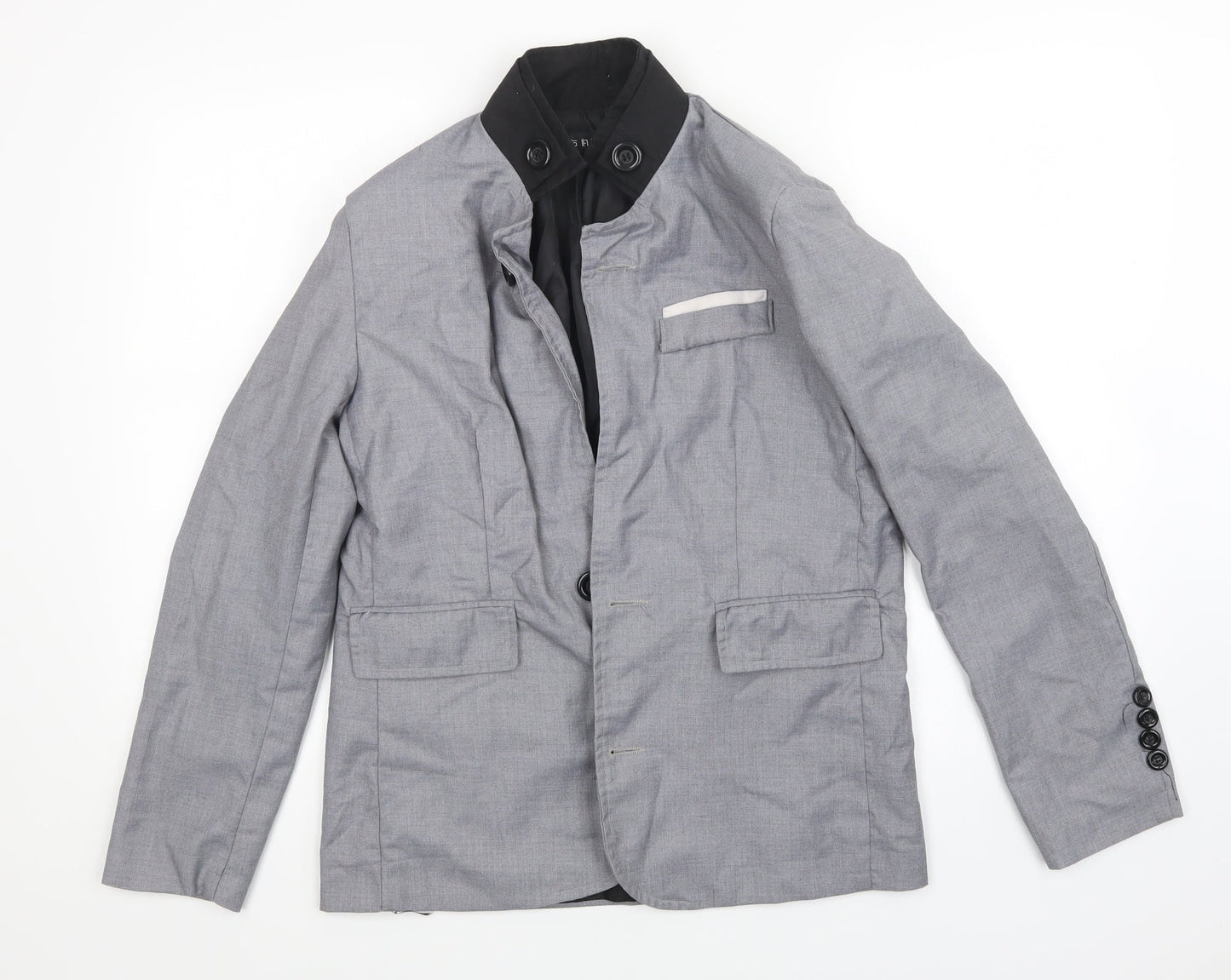 Mens UK Size M Preworn Regular Grey Suit Jacket