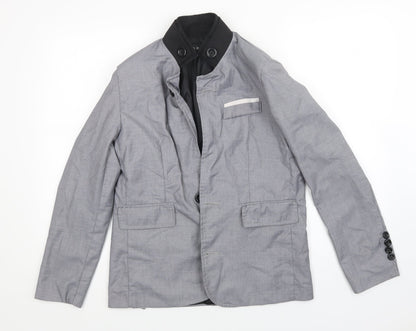 Mens UK Size M Preworn Regular Grey Suit Jacket