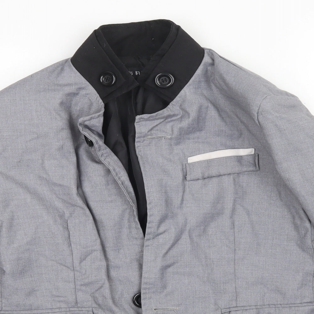 Mens UK Size M Preworn Regular Grey Suit Jacket
