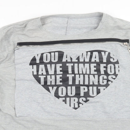 TU Womens Grey   Pullover Jumper