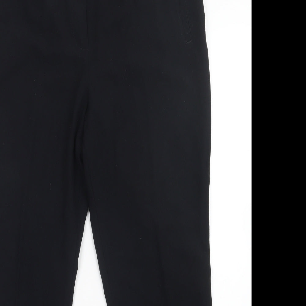 Womens UK Size 14 M&S Regular Fit  Black Trousers