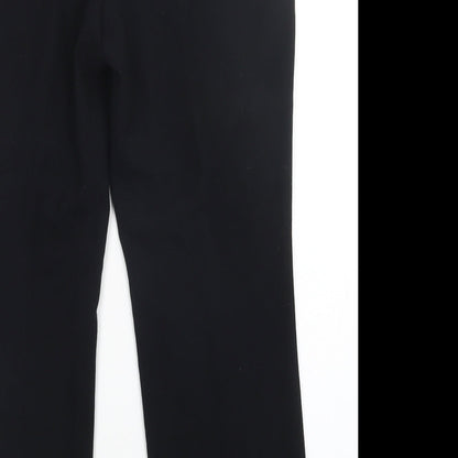 Womens UK Size 14 M&S Regular Fit  Black Trousers