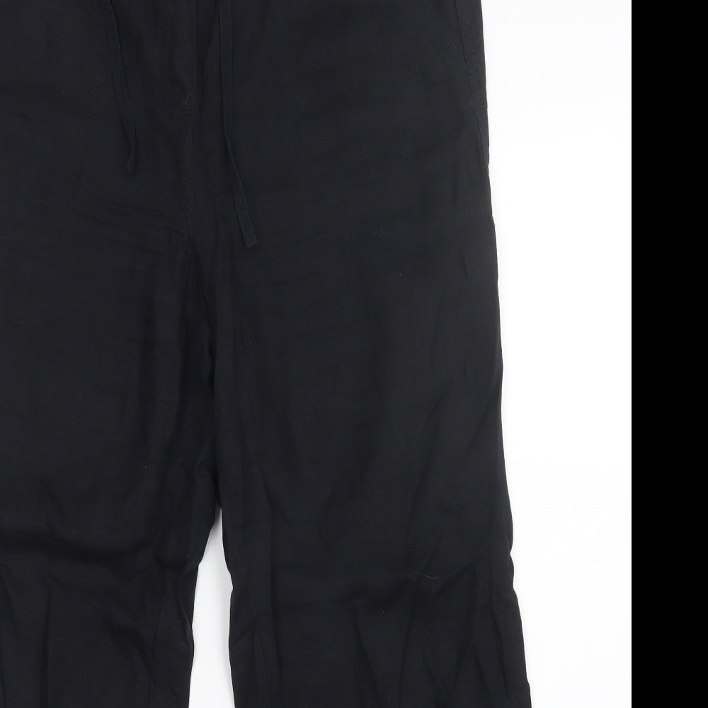 Womens UK Size 16 M&S Regular Fit  Black Trousers