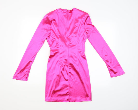 Misspap Womens Pink   Slip Dress  Size 8