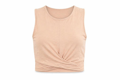 Womens UK Size S H&M Brown Basic Tank