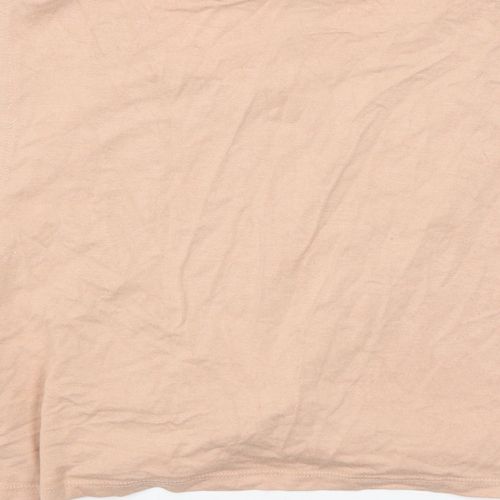 Womens UK Size S H&M Brown Basic Tank