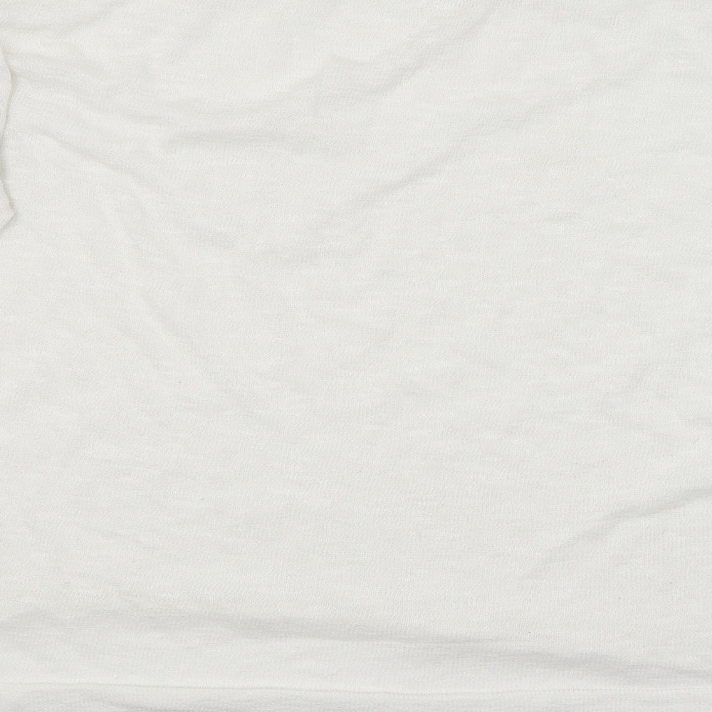 Womens UK Size L H&M White Pullover Jumper