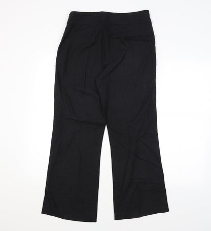Womens UK Size S Preworn Regular Fit  Beige Trousers