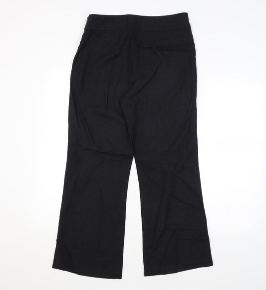Womens UK Size S Preworn Regular Fit  Beige Trousers