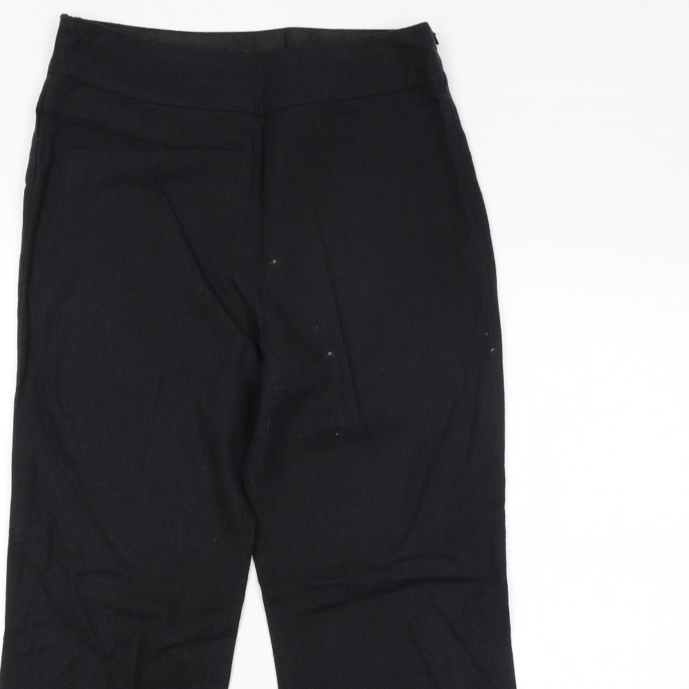 Womens UK Size S Preworn Regular Fit  Beige Trousers