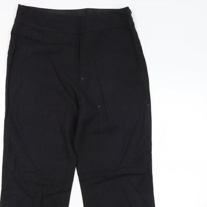 Womens UK Size S Preworn Regular Fit  Beige Trousers