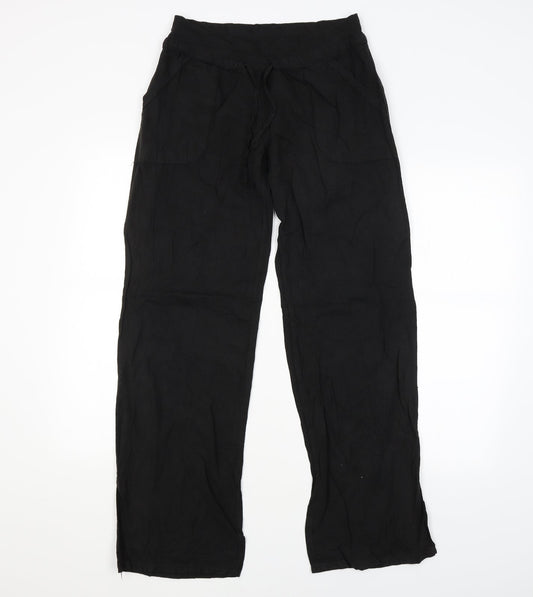 Womens UK Size  Preworn Regular Fit Bloomer Black Trousers