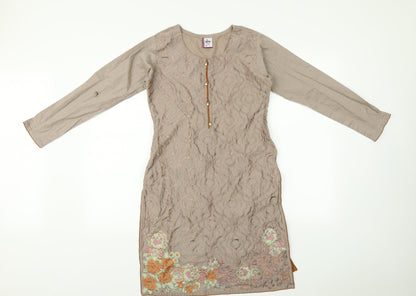 rmaw Womens Multicoloured Floral  Tunic T-Shirt Size M