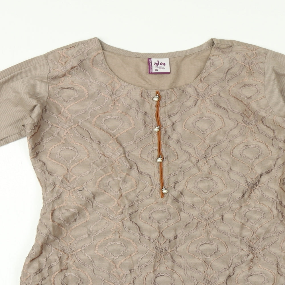 rmaw Womens Multicoloured Floral  Tunic T-Shirt Size M