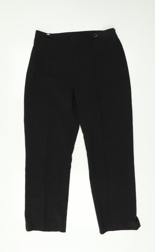 Classics Womens Black   Trousers  Size 12 L27 in